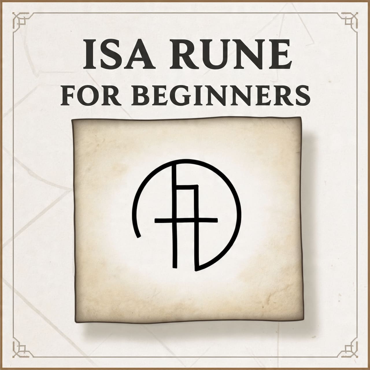 Isa Rune for Beginners