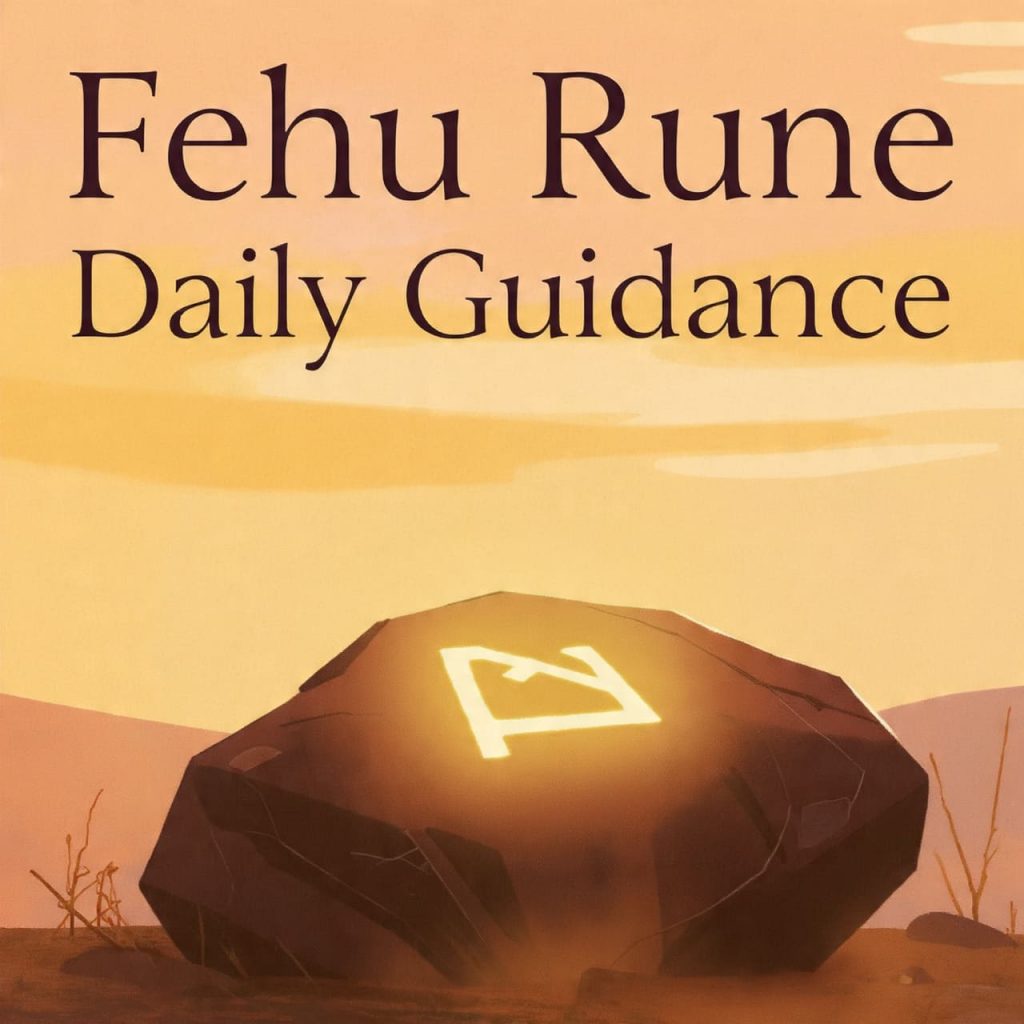 Fehu rune daily guidance