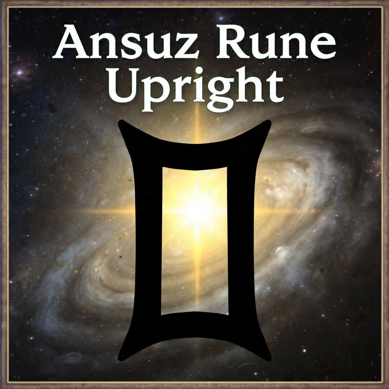 Ansuz Rune Upright