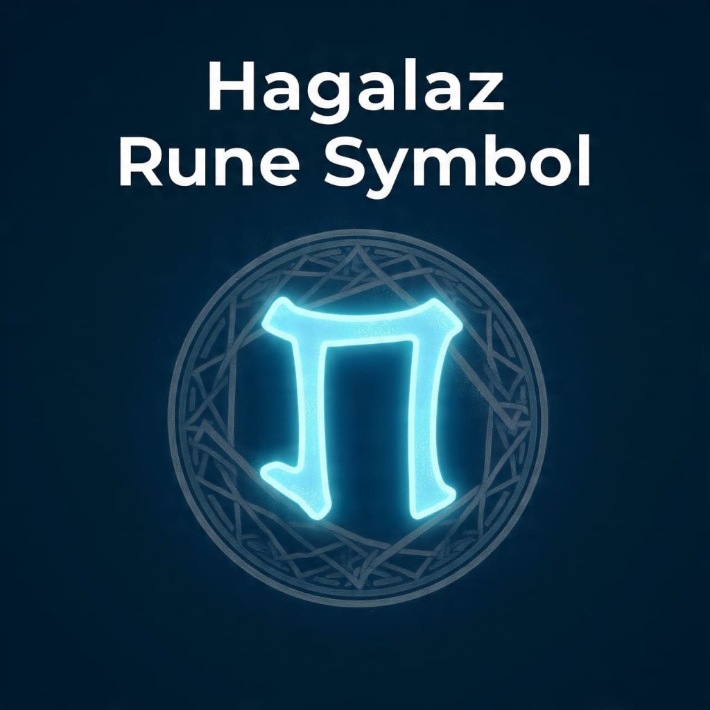 Hagalaz Rune Symbol