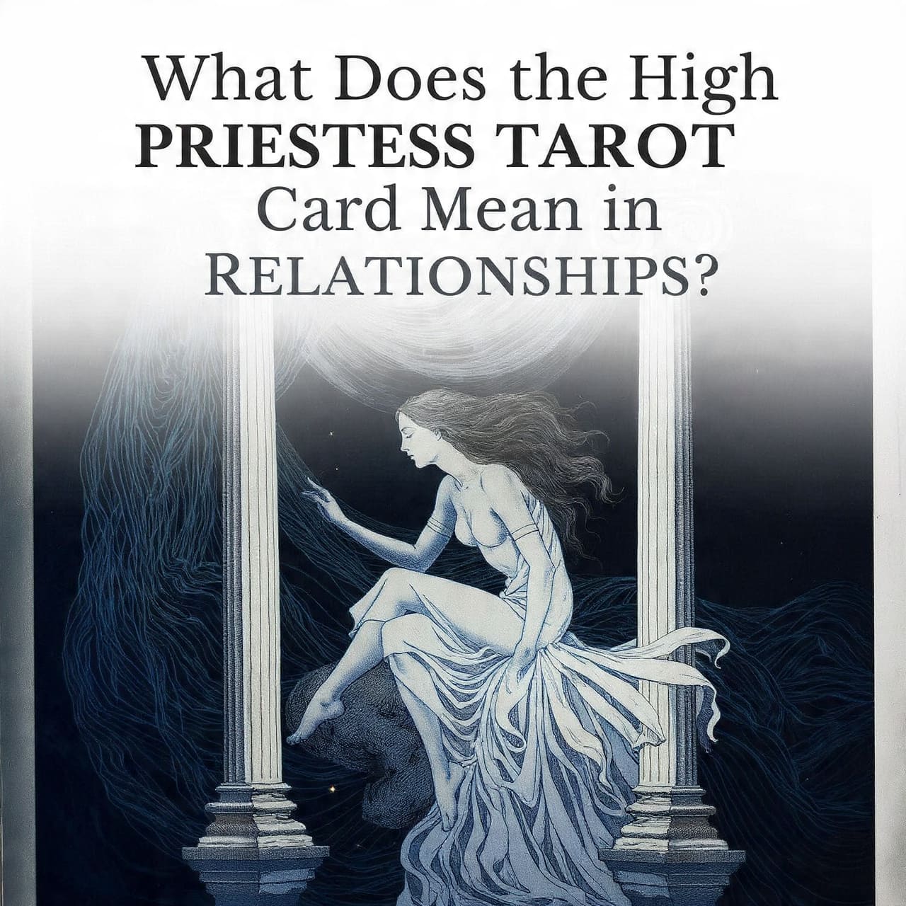 What does the High Priestess tarot card mean in relationships?