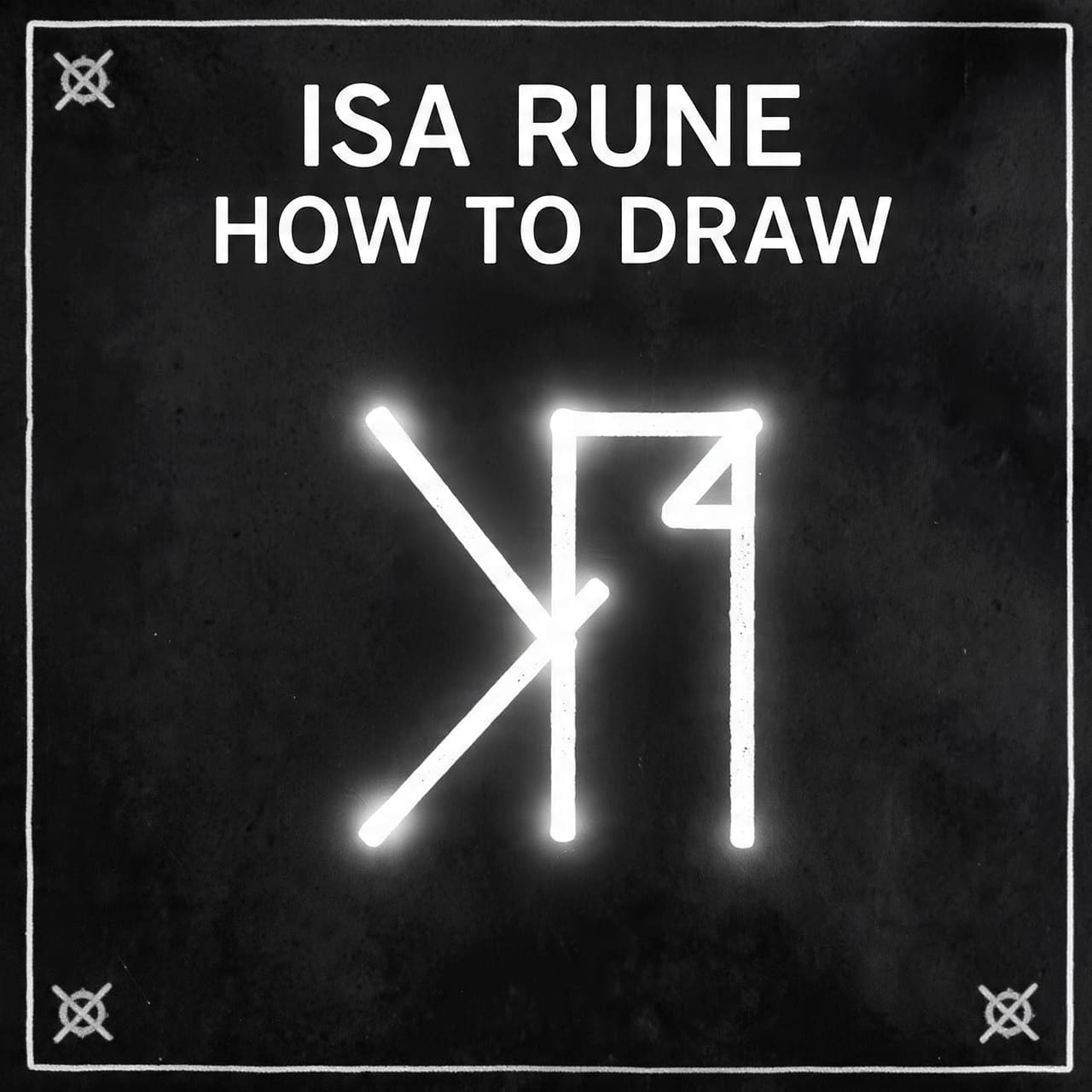 Isa Rune How to Draw