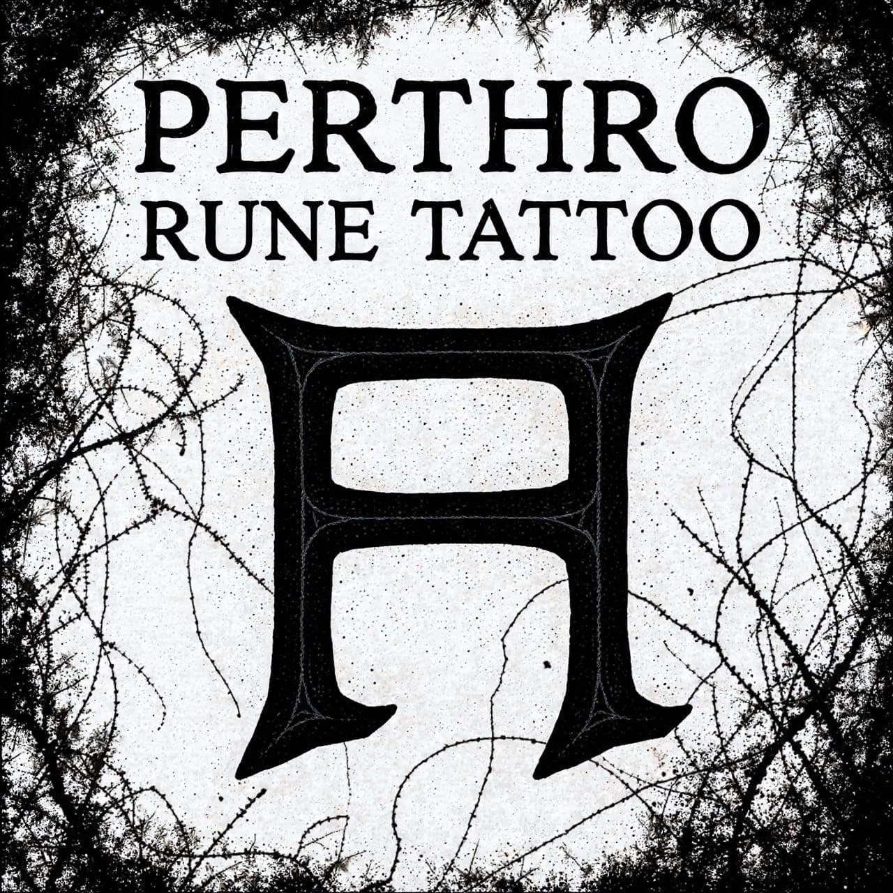 Perthro Rune Tattoo