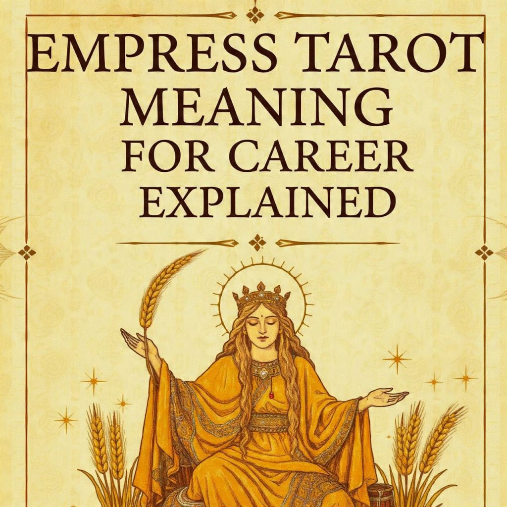 Empress tarot card meaning for career explained