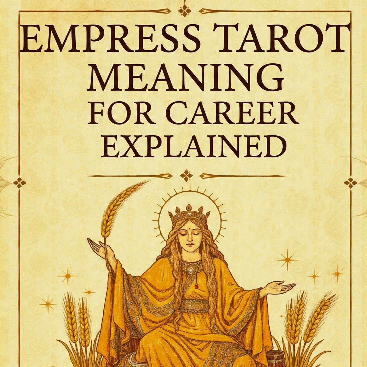 Empress tarot card meaning for career explained