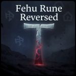 Fehu rune reversed