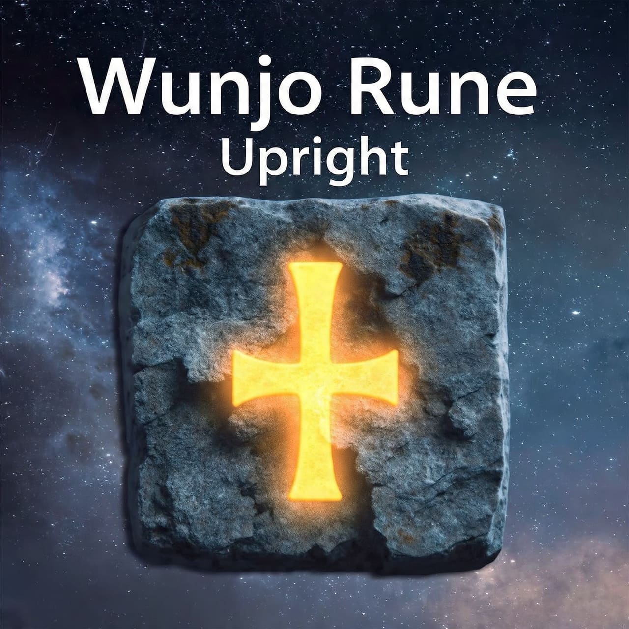 Wunjo Rune Upright