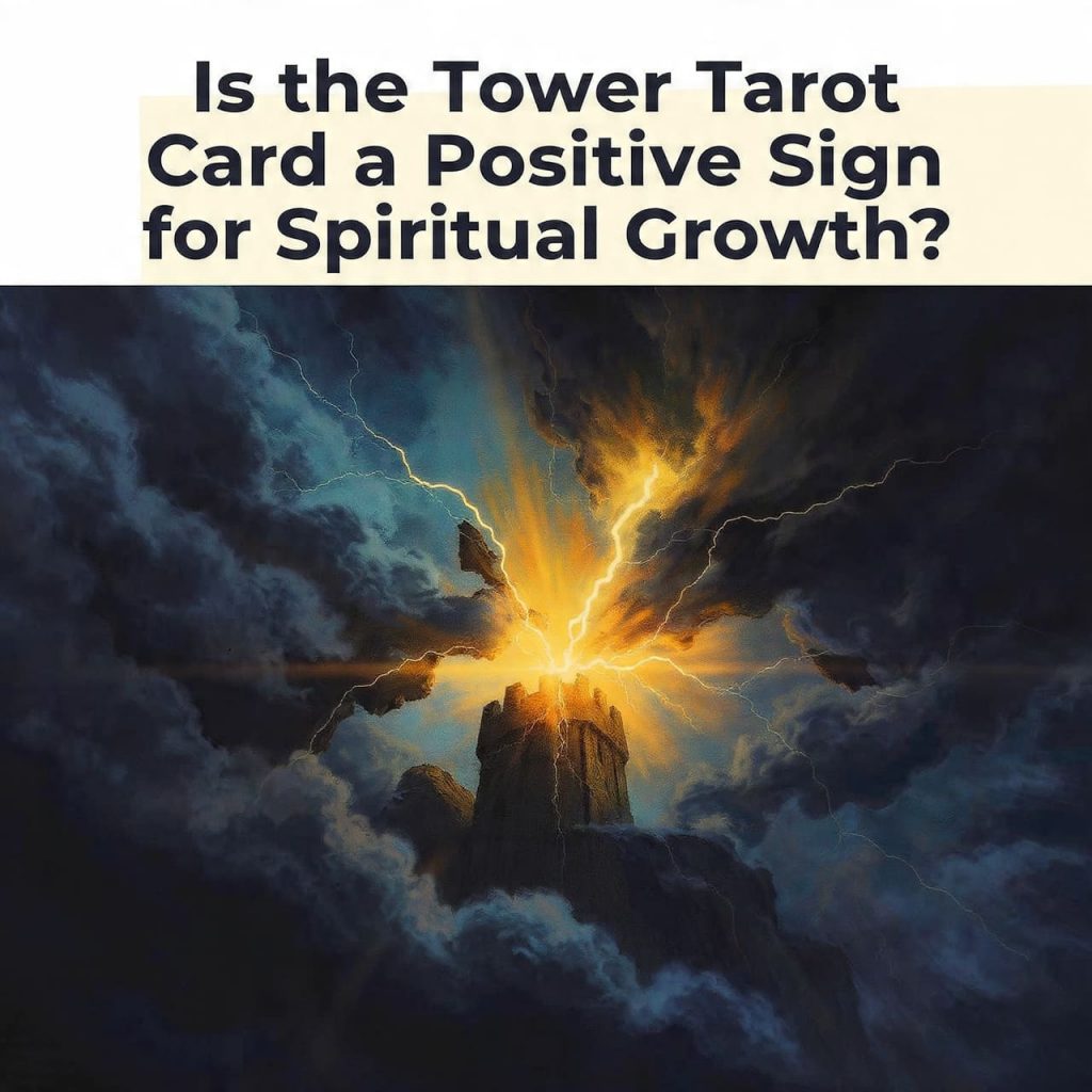 Is the Tower tarot card a positive sign for spiritual growth?
