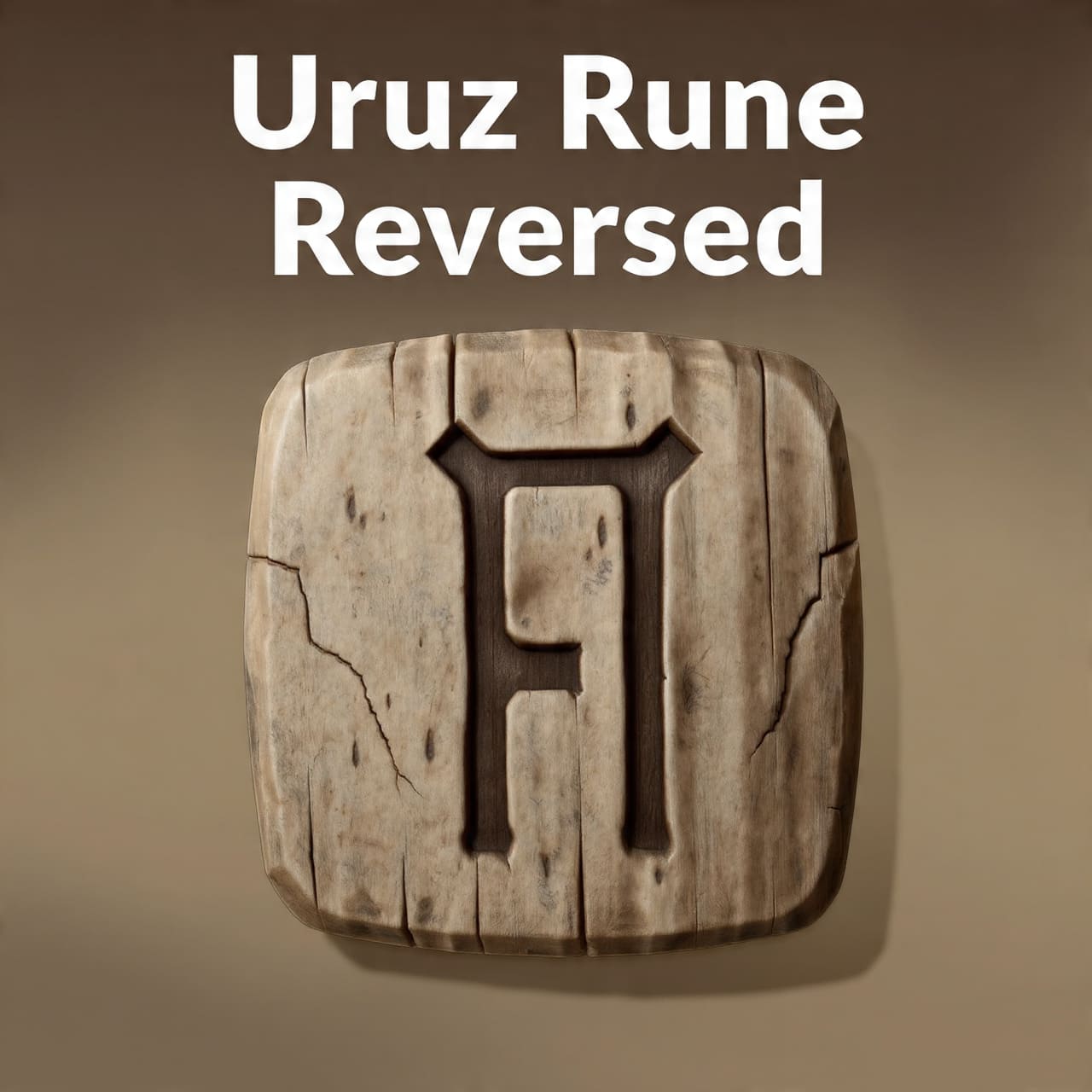Uruz rune reversed