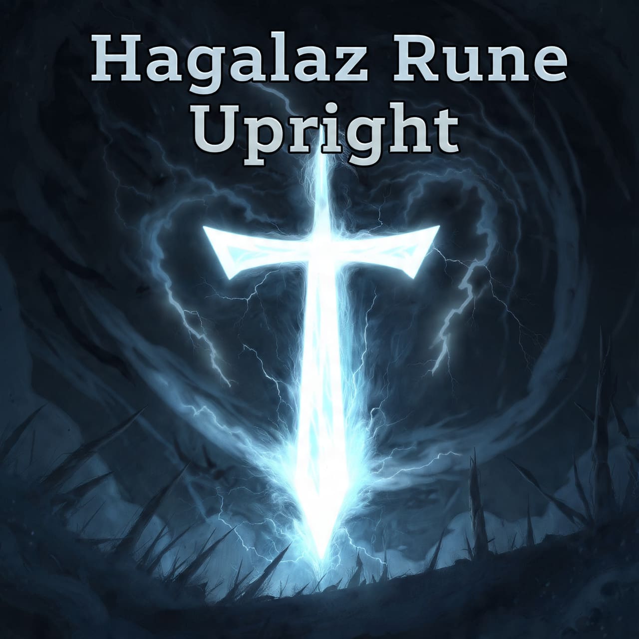 Hagalaz Rune Upright