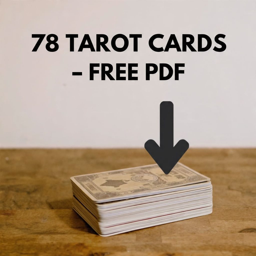 78 tarot cards pdf free download