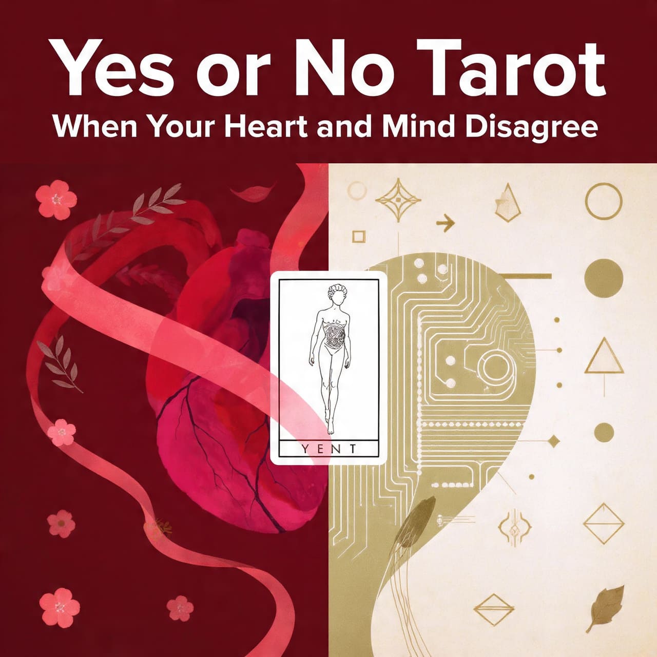 Yes or No Tarot when your heart and mind disagree