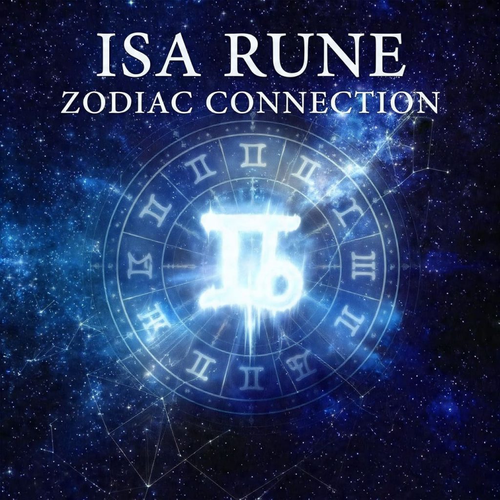 Isa Rune Zodiac Connection