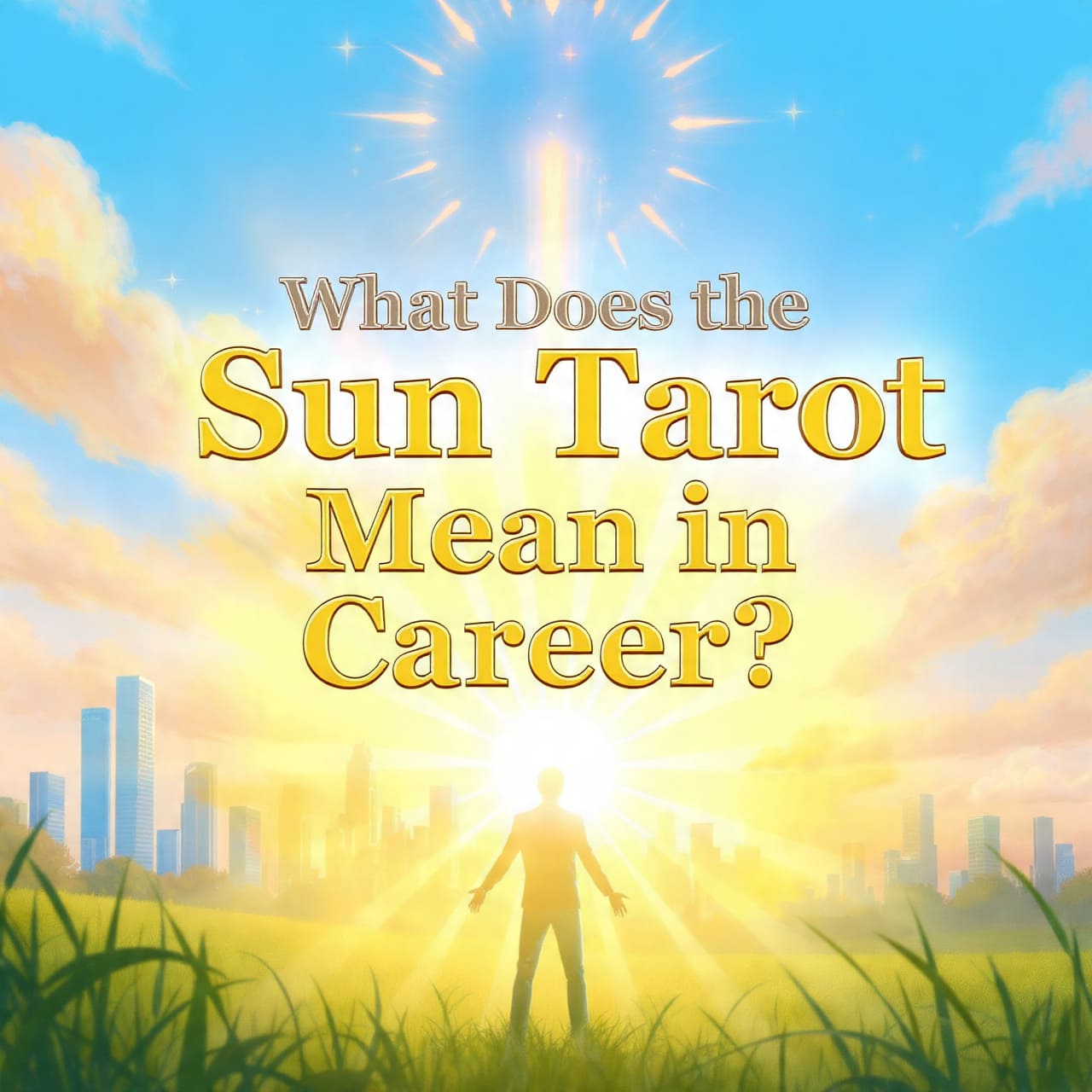 What does the Sun tarot card mean in career?