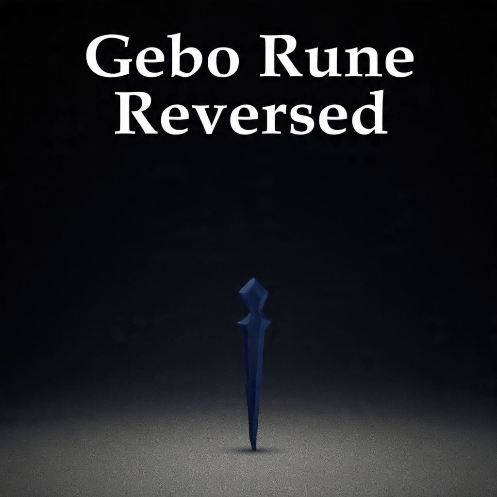 Gebo Rune Reversed