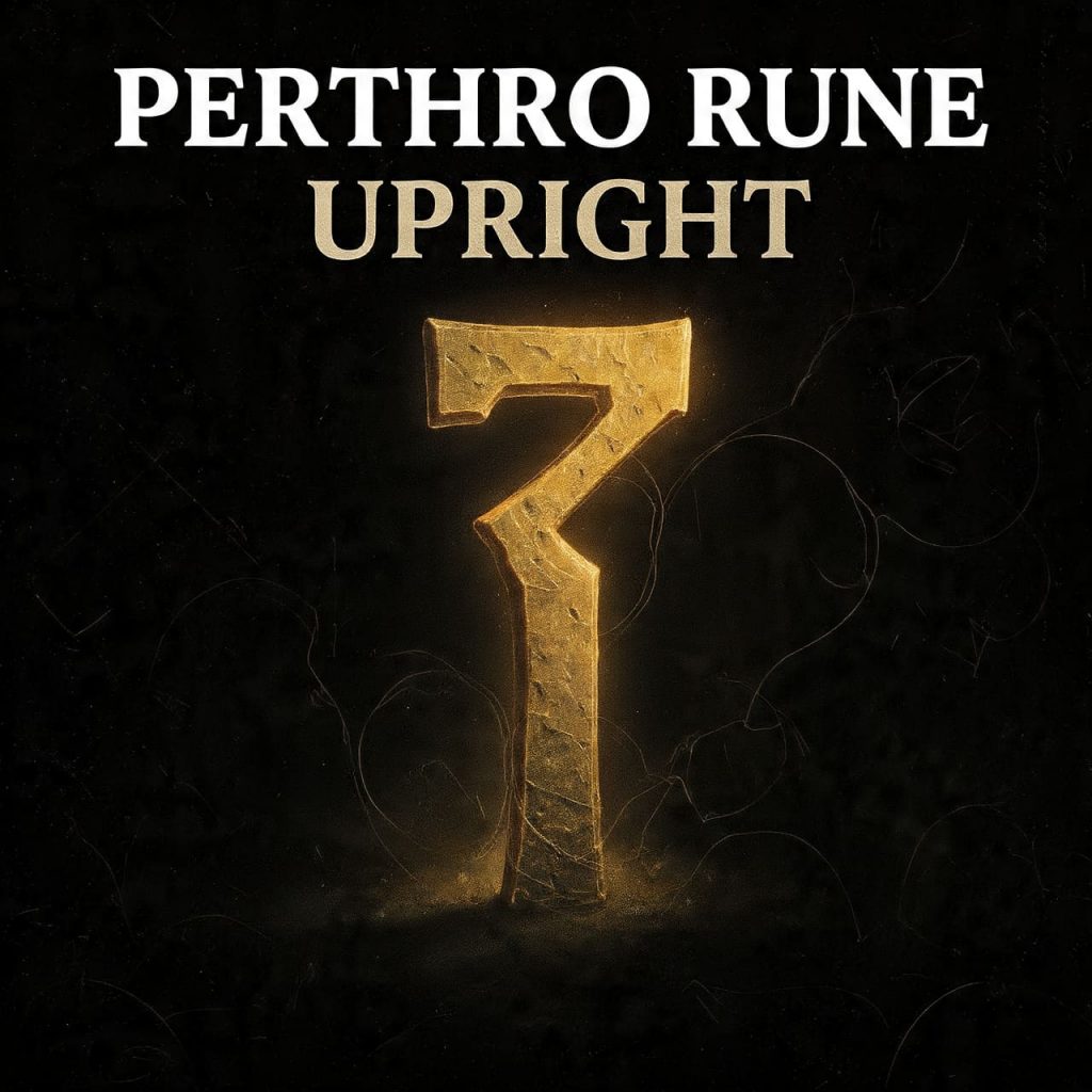 Perthro Rune Upright