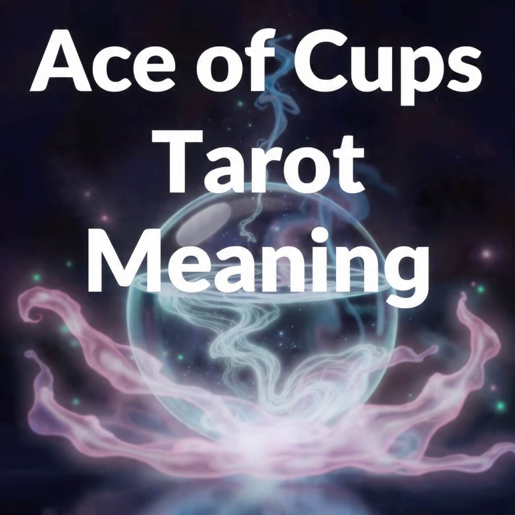 Ace of Cups Tarot Meaning