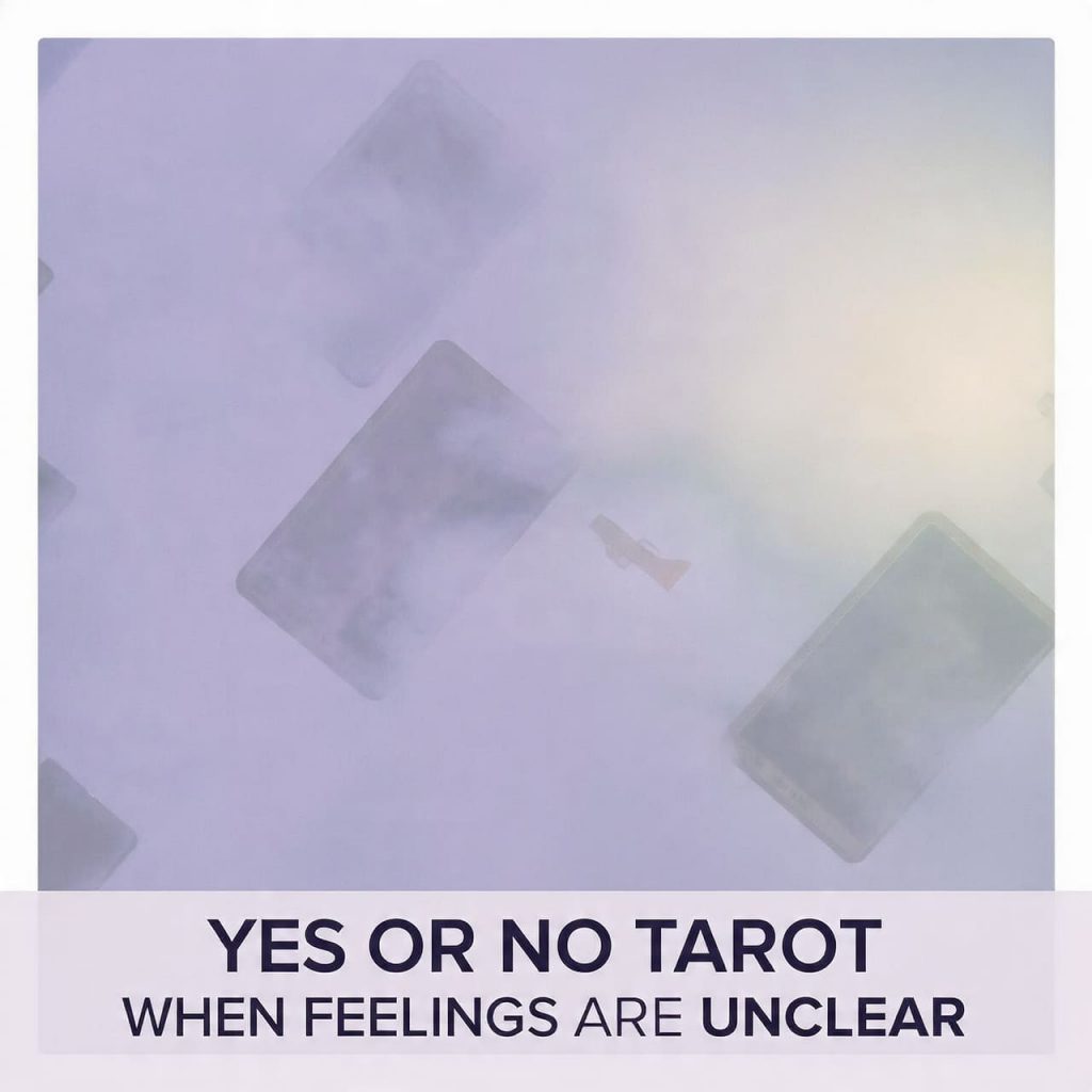 Yes or No Tarot when feelings are unclear
