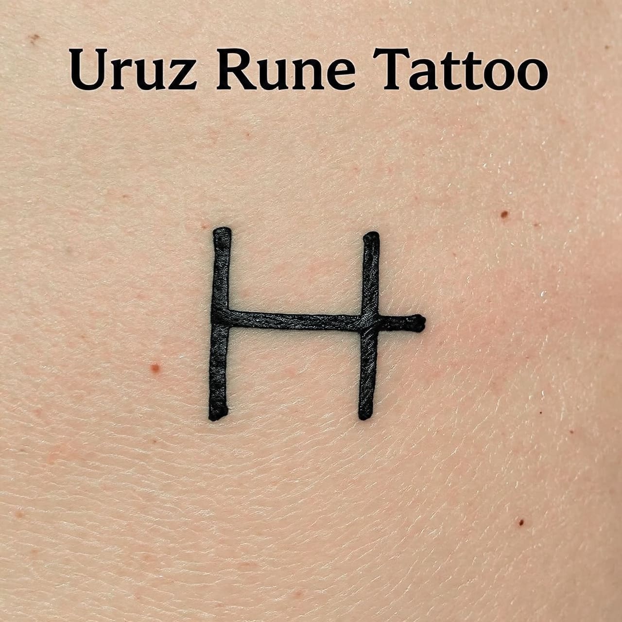 Uruz rune tattoo