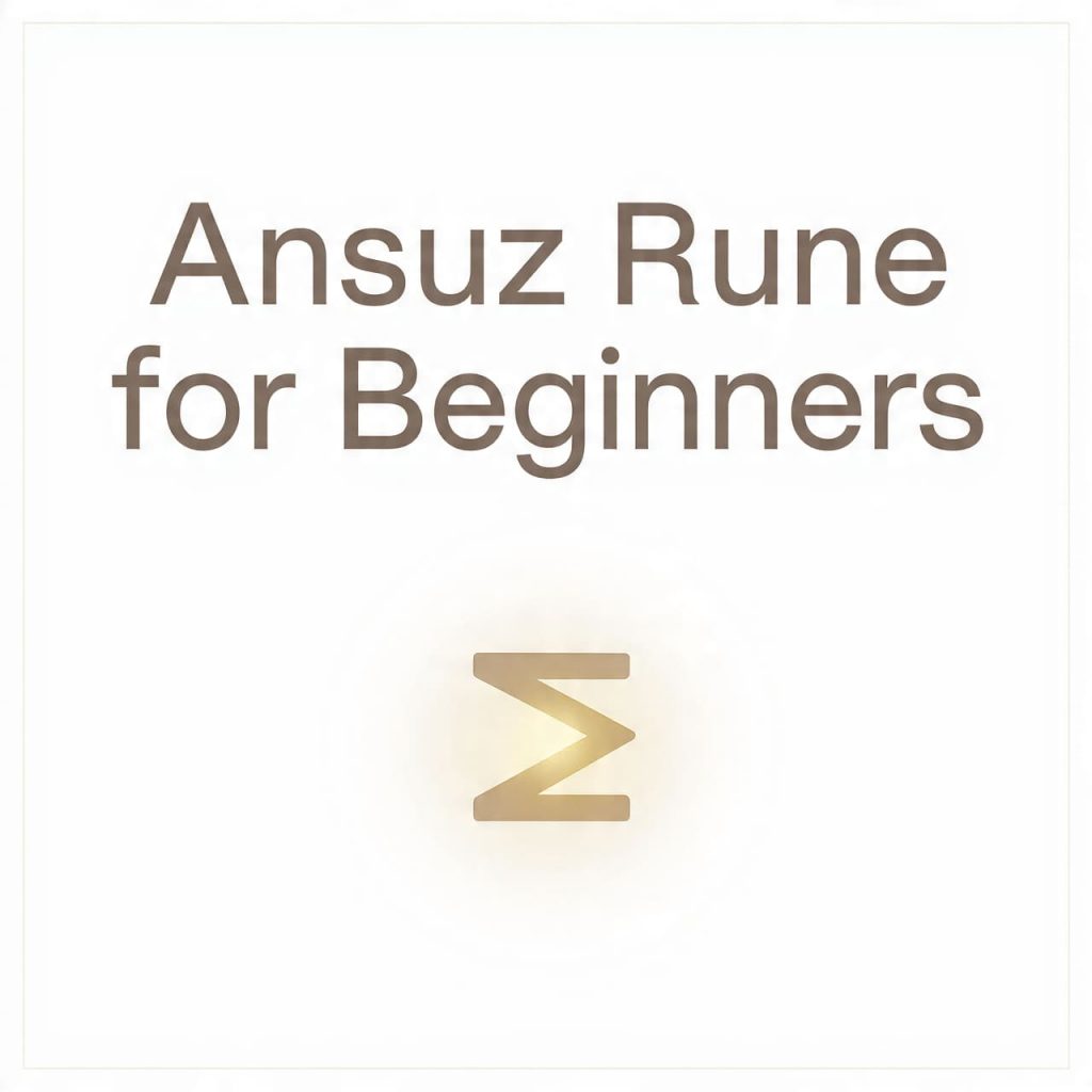 Ansuz rune for beginners