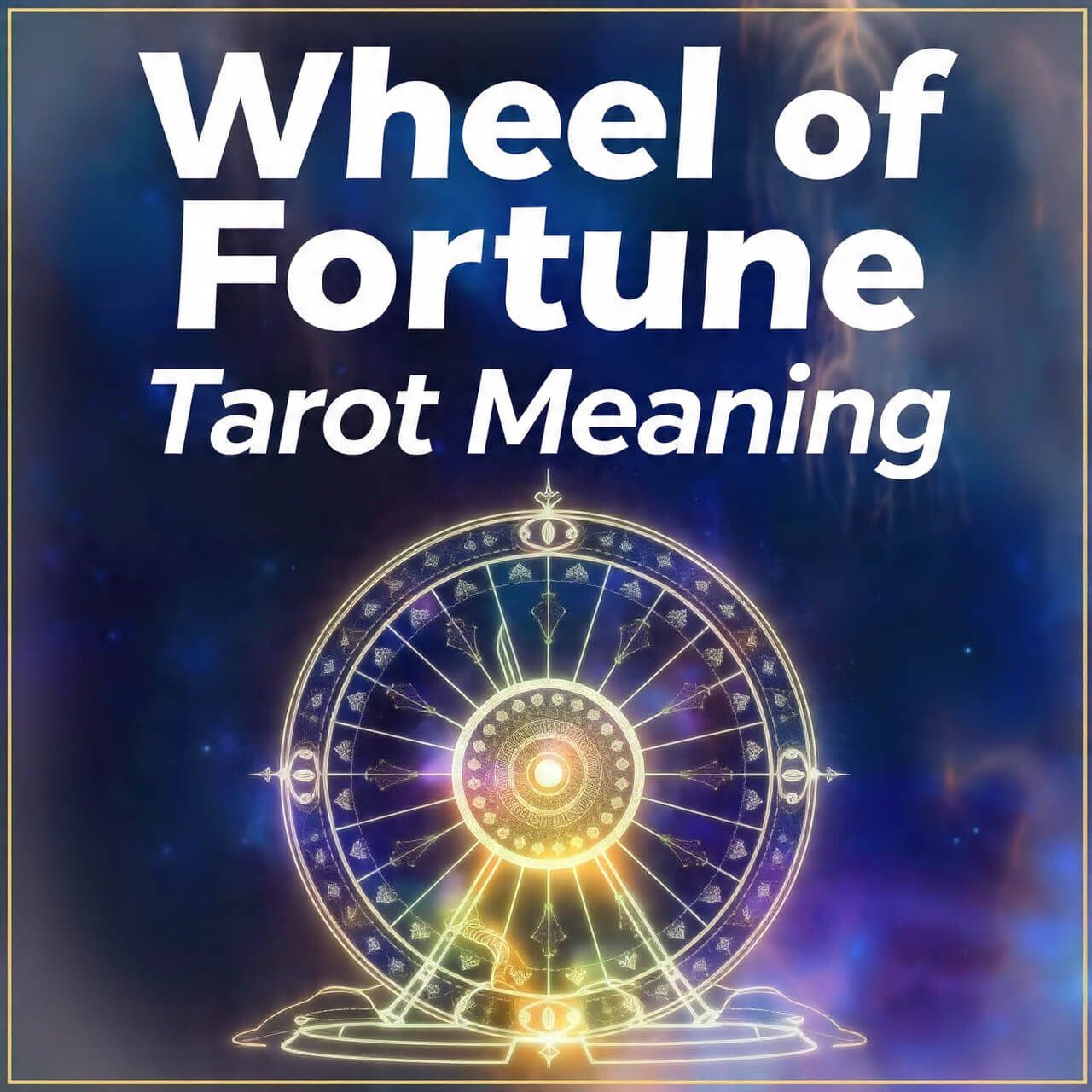 Wheel of Fortune Tarot Meaning
