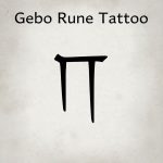 Gebo Rune Tattoo