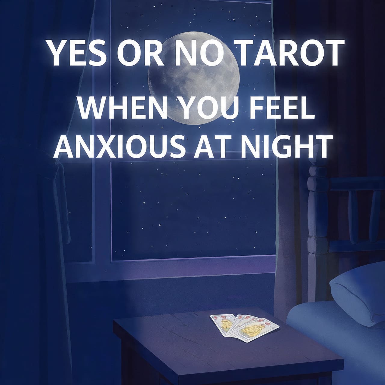 Yes or No Tarot when you feel anxious at night