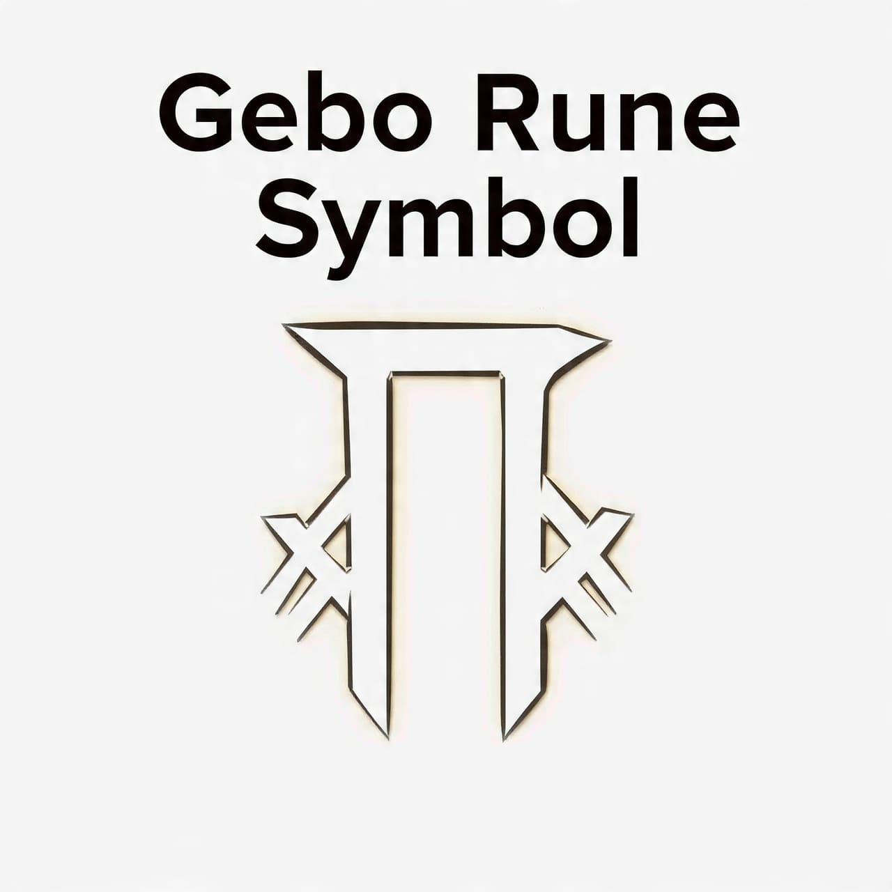Gebo Rune Symbol
