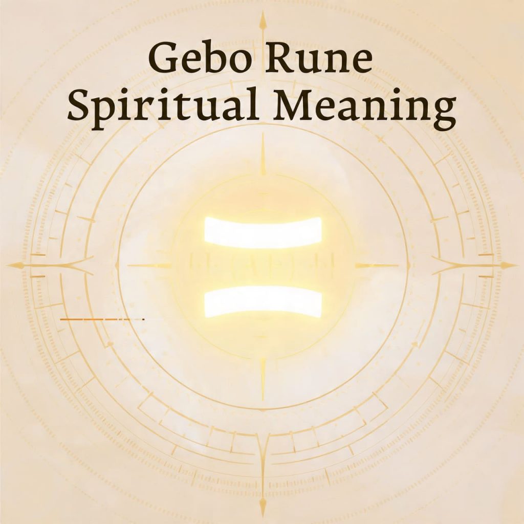 Gebo Rune Spiritual Meaning