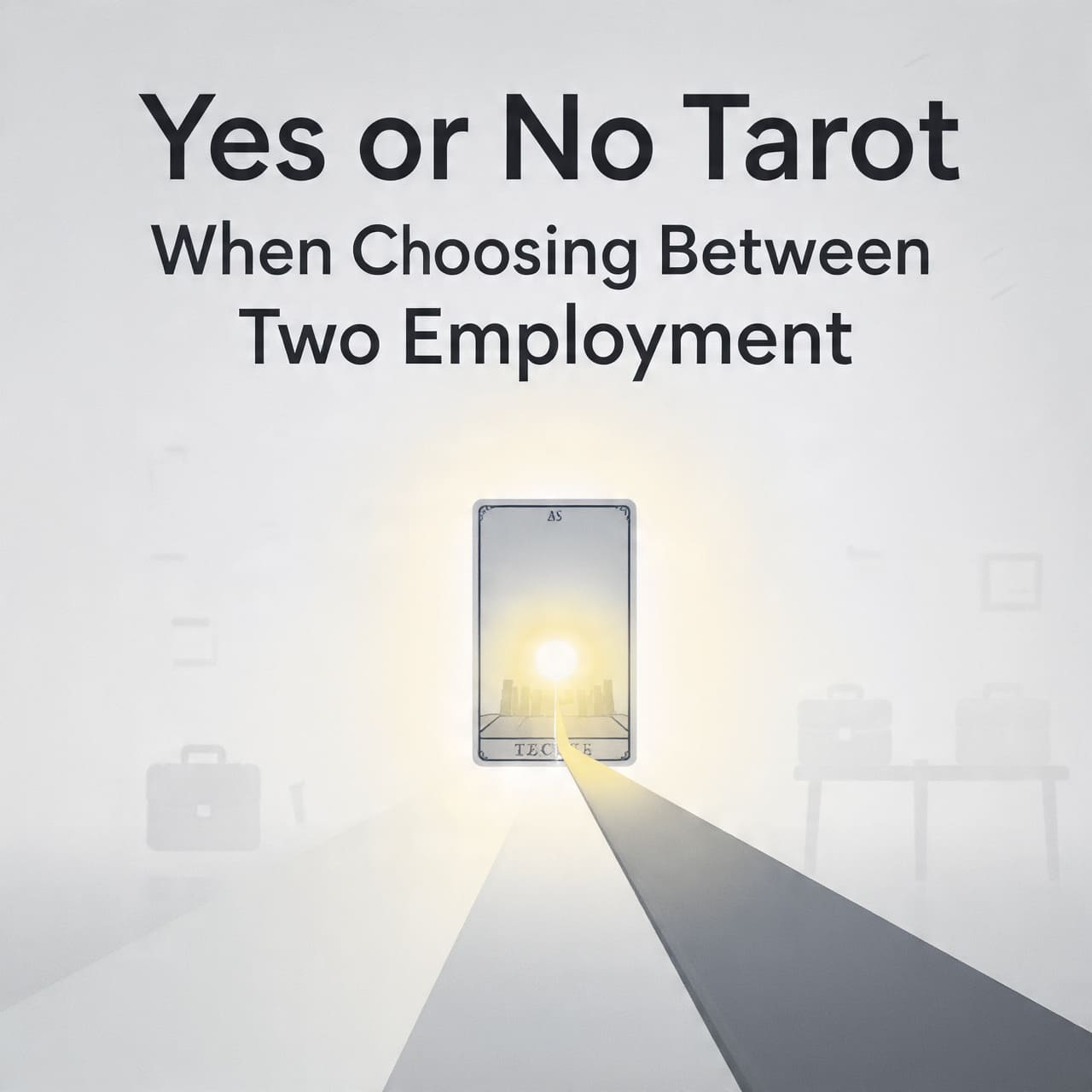 Yes or No Tarot when choosing between two Employment