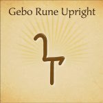 Gebo Rune Upright