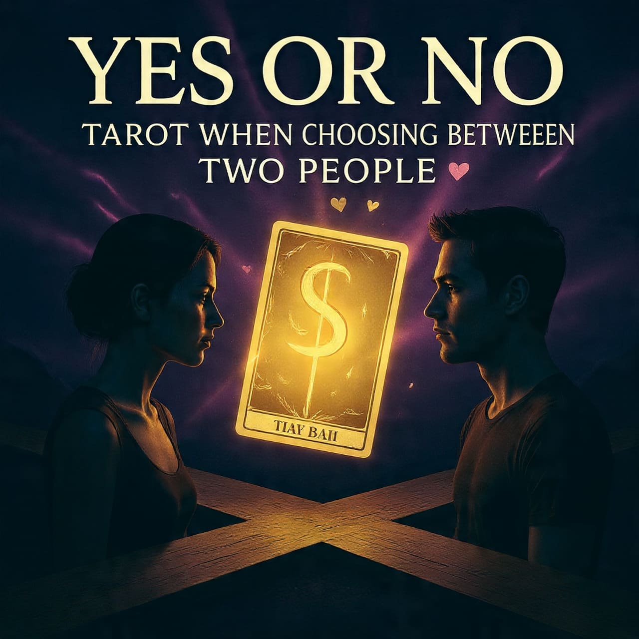 Yes or No Tarot when choosing between two people