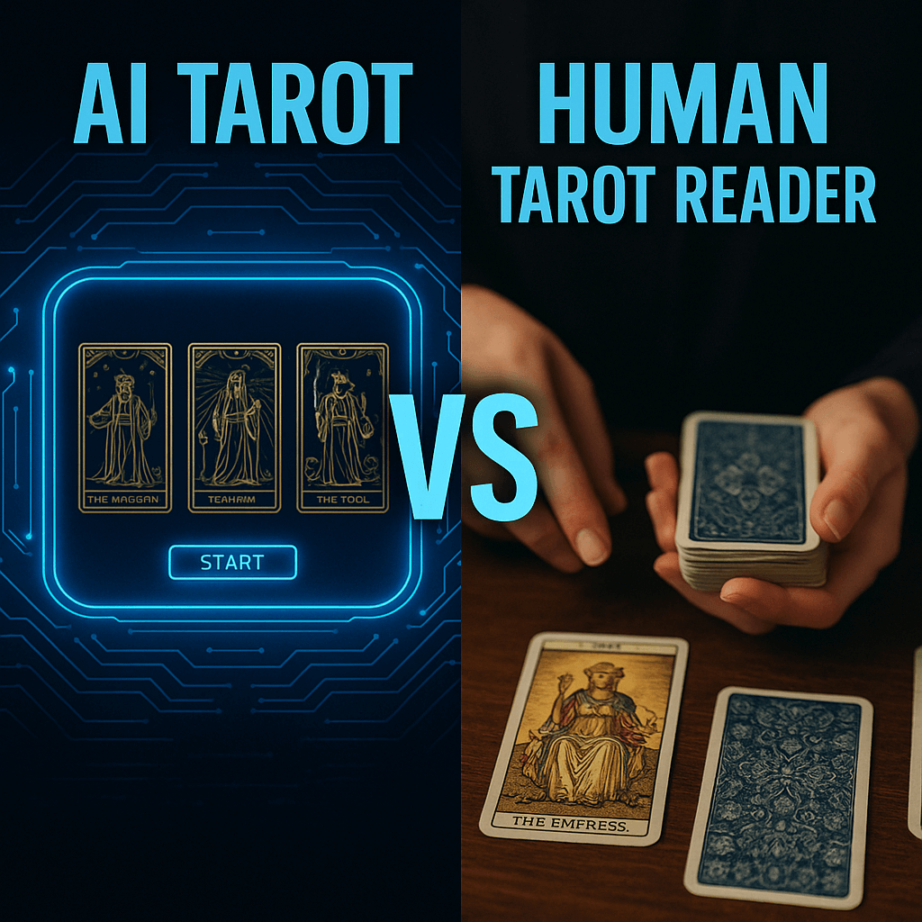 AI Tarot vs Human Tarot Reader