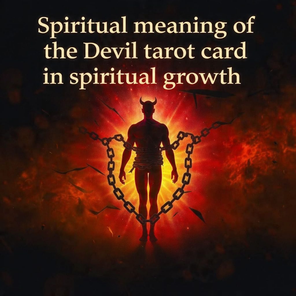 Spiritual meaning of the Devil tarot card in spiritual growth