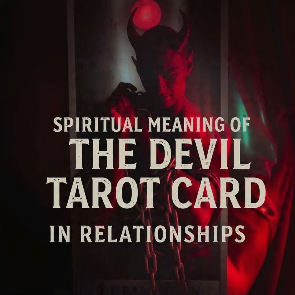 Spiritual meaning of the Devil tarot card in relationships
