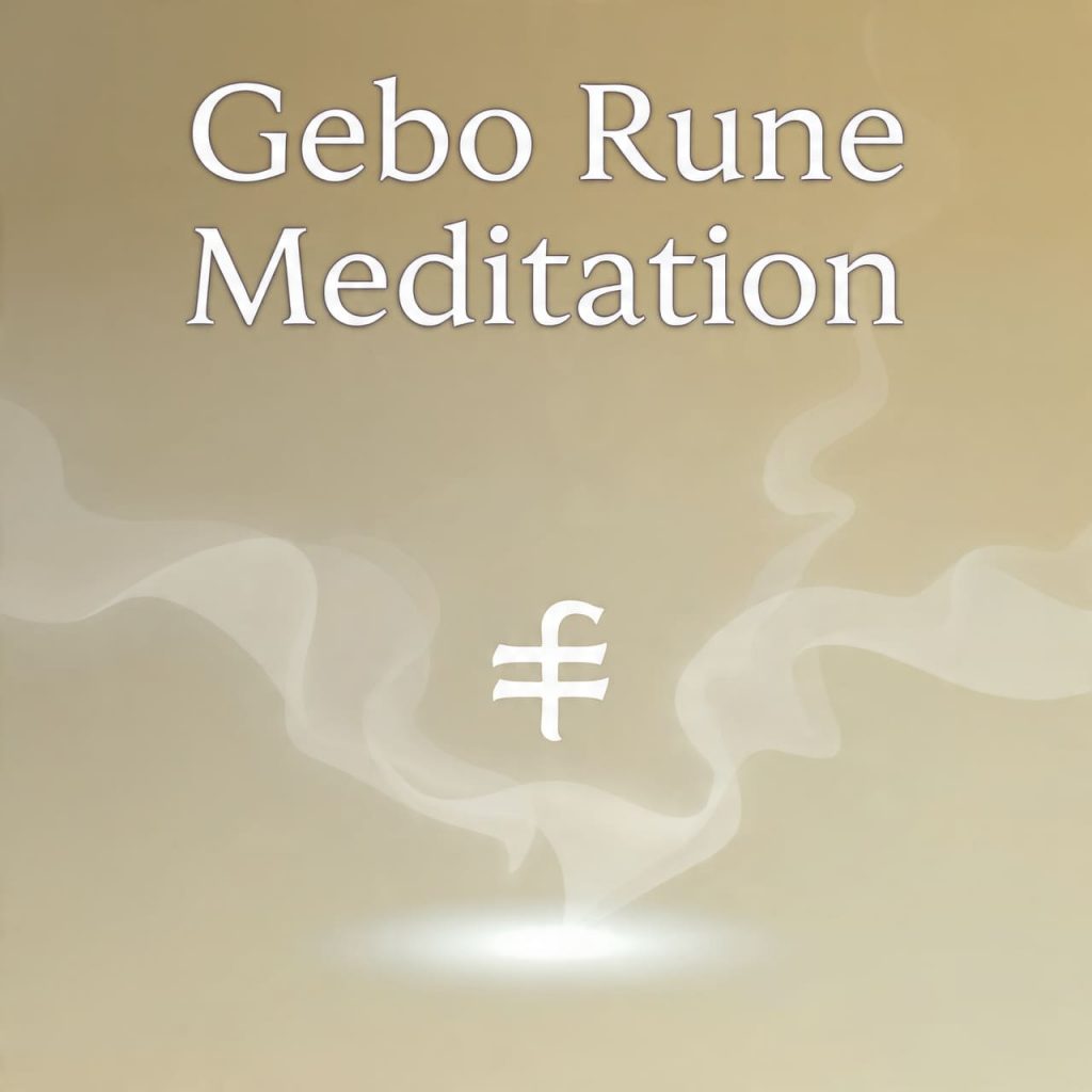 Gebo Rune Meditation
