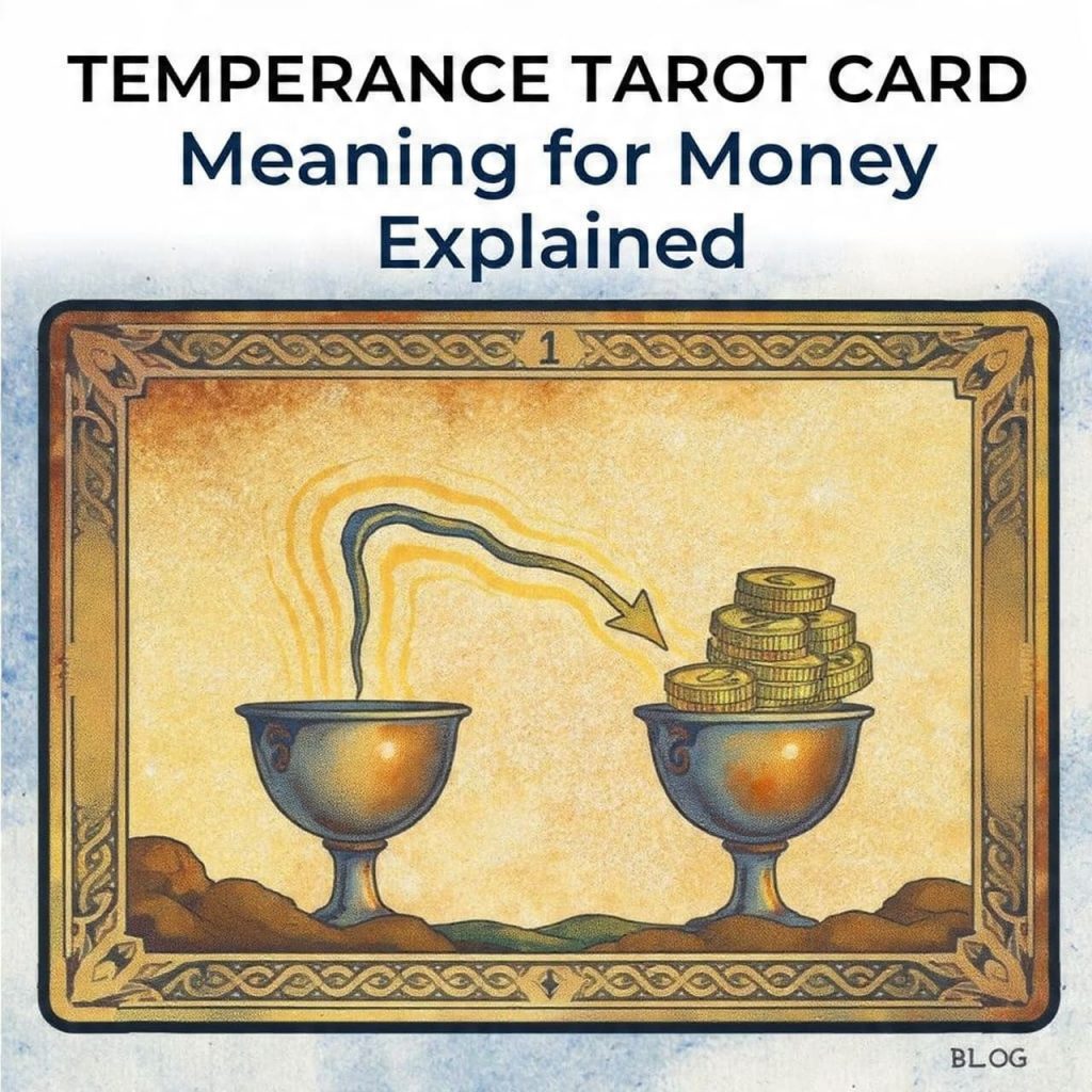 Temperance tarot card meaning for money explained