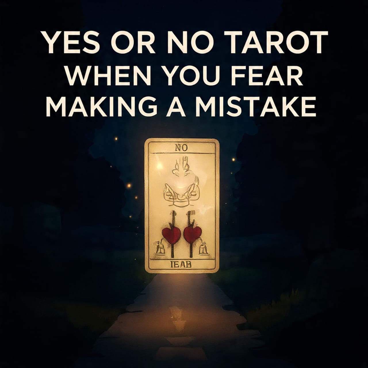 Yes or No Tarot when you fear making a mistake