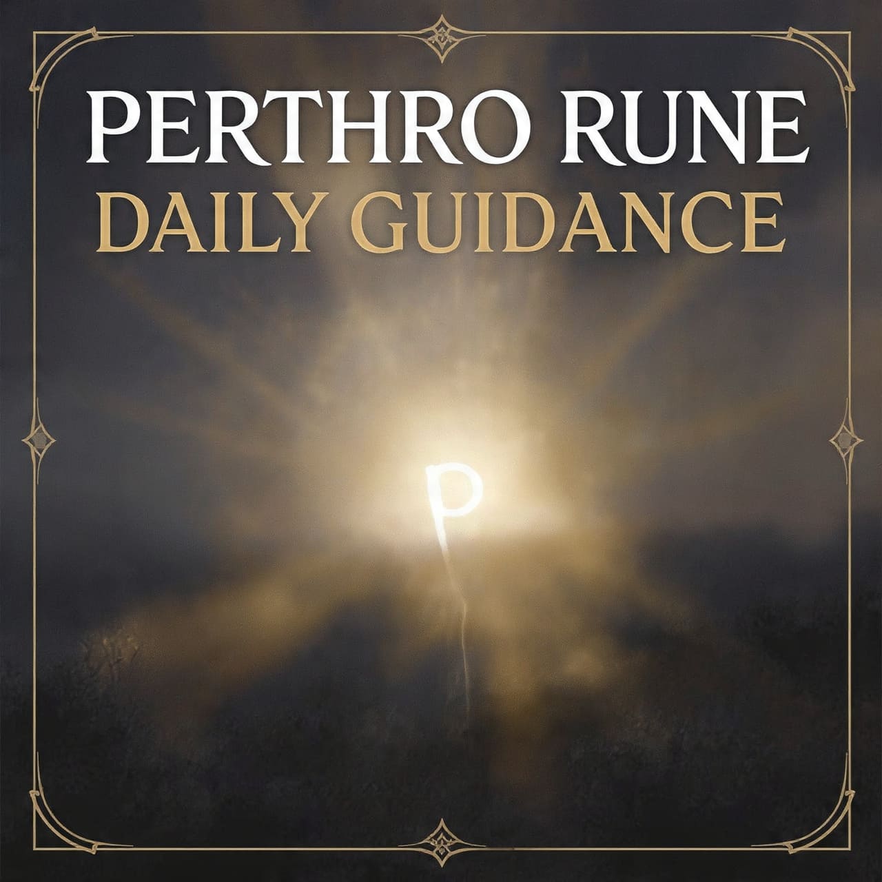 Perthro Rune Daily Guidance