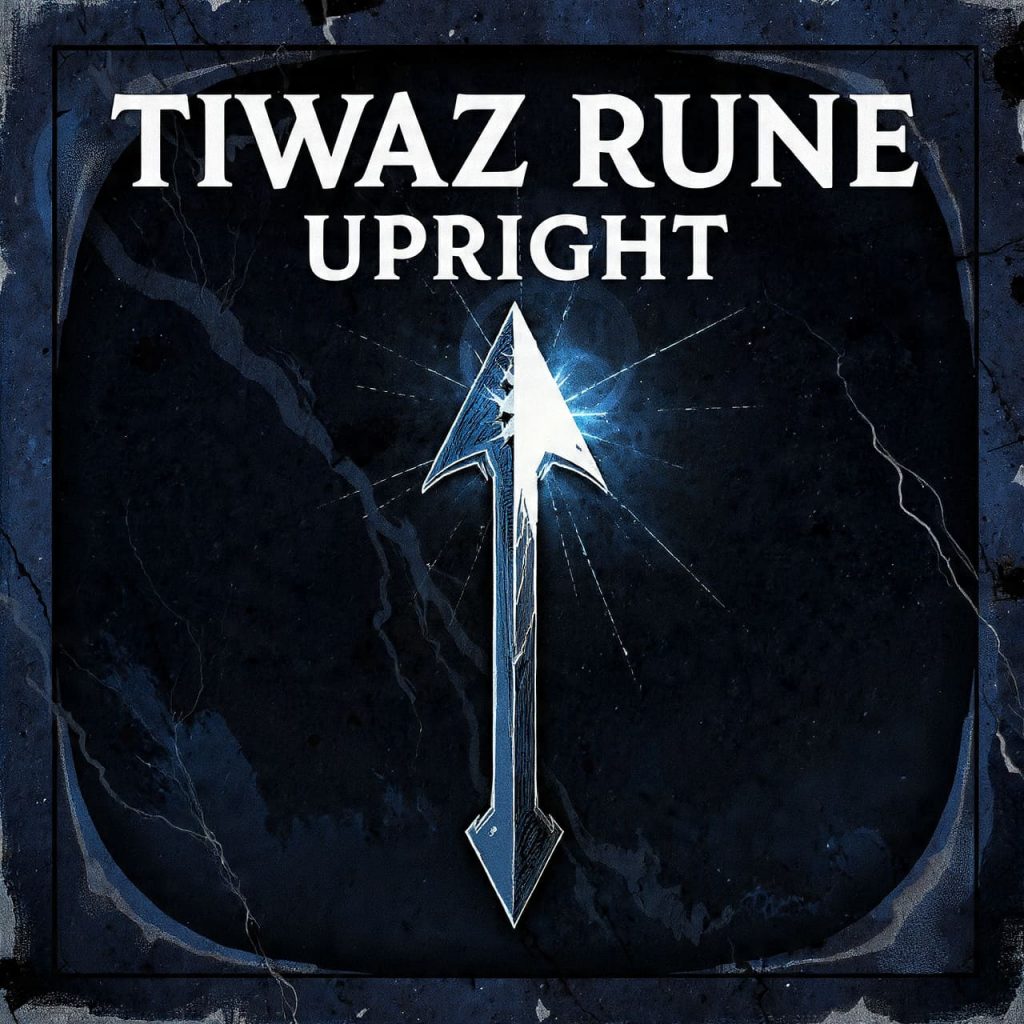 Tiwaz Rune Upright