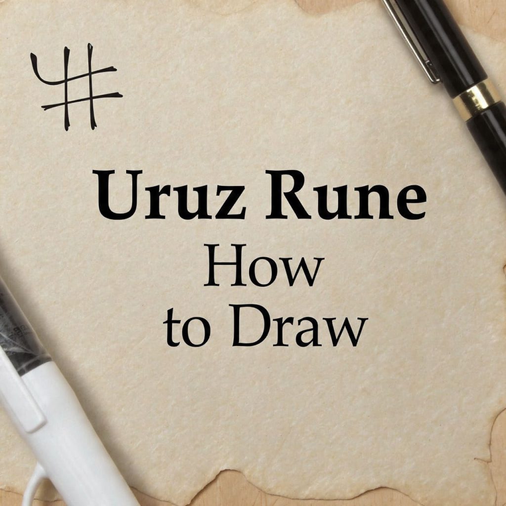 Uruz rune how to draw