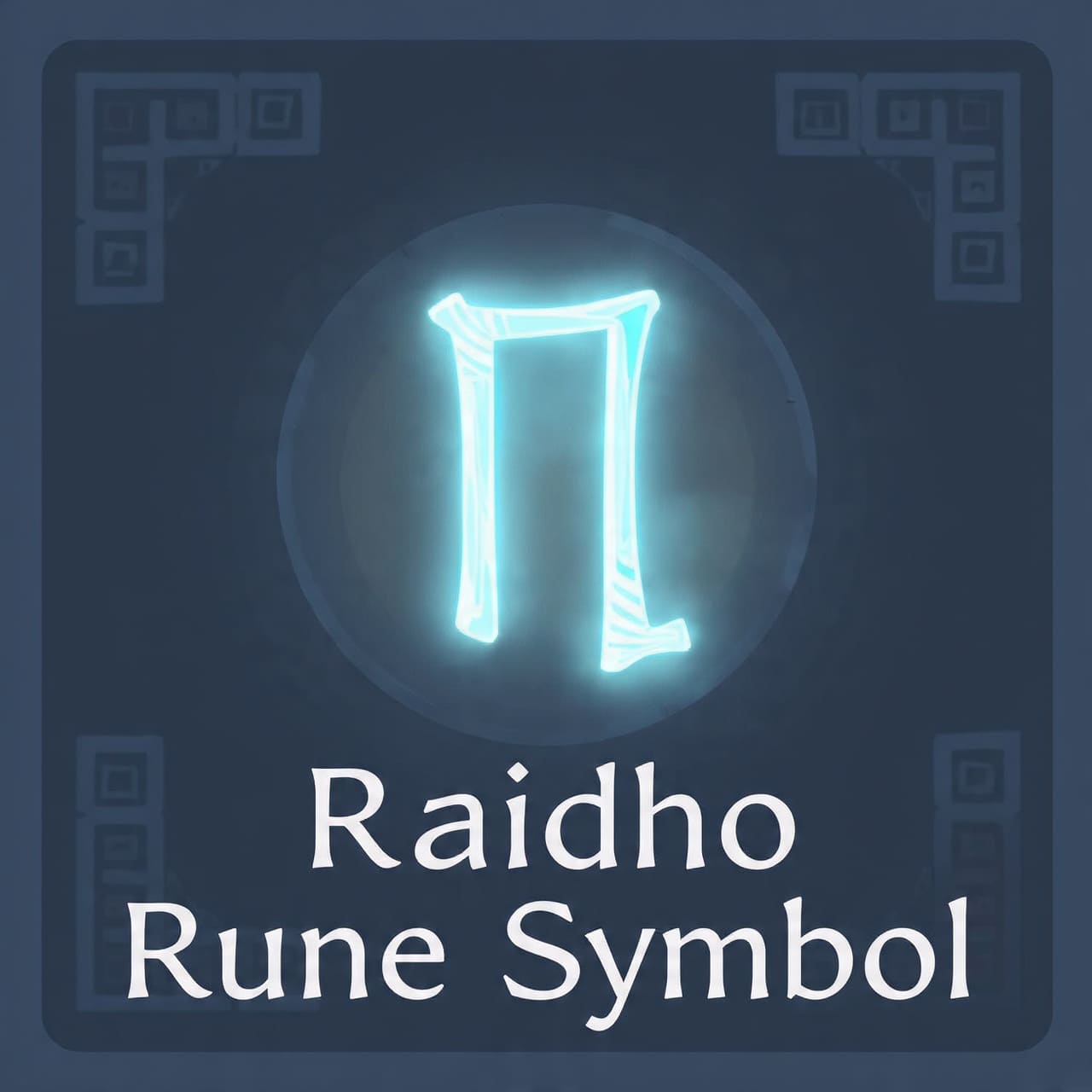 Raidho Rune Symbol