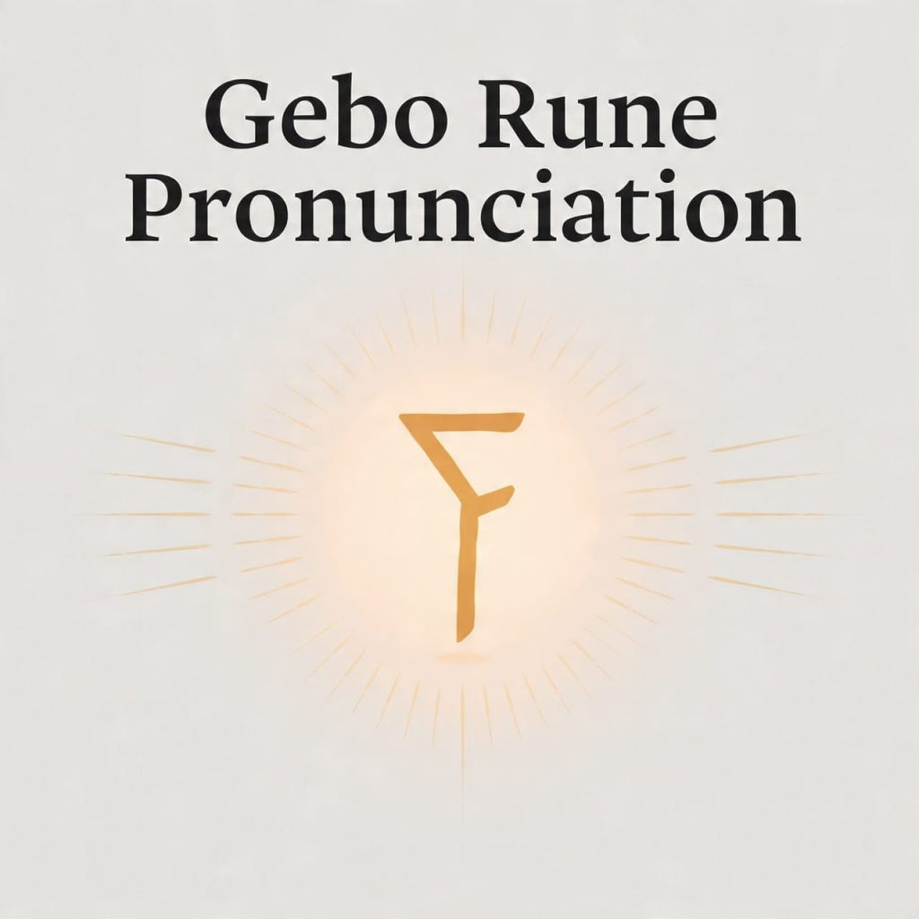 Gebo Rune Pronunciation