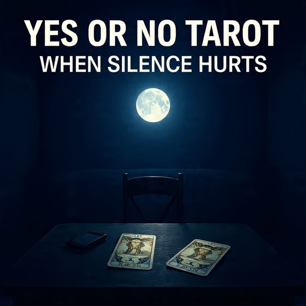 Yes or No Tarot when silence hurts
