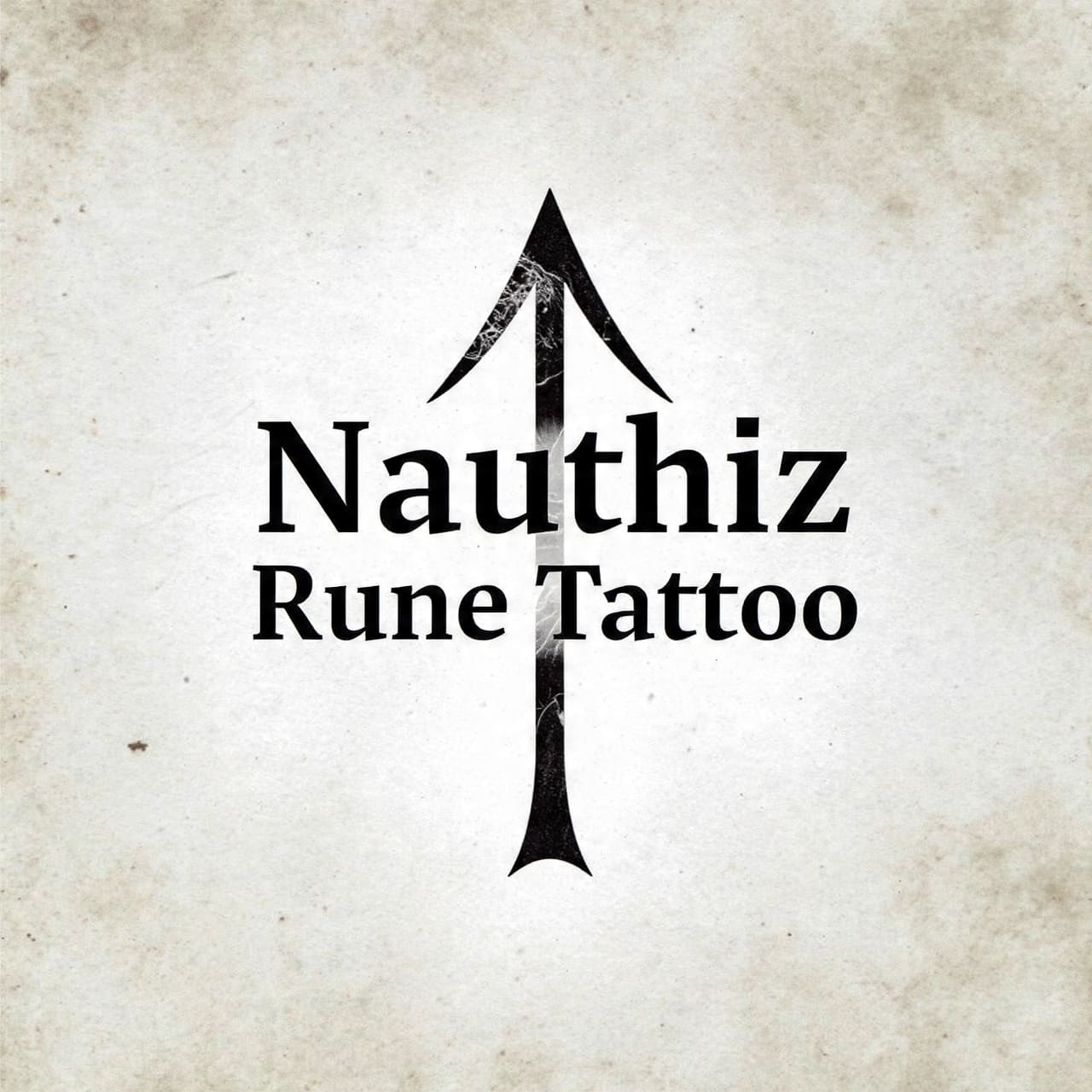 Nauthiz rune tattoo
