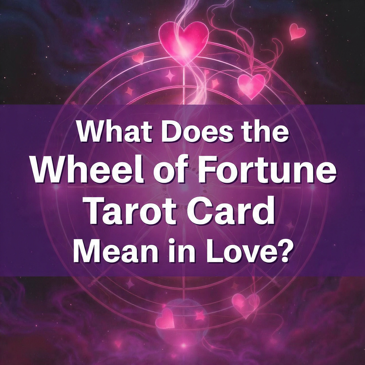 What does the Wheel of Fortune tarot card mean in love?
