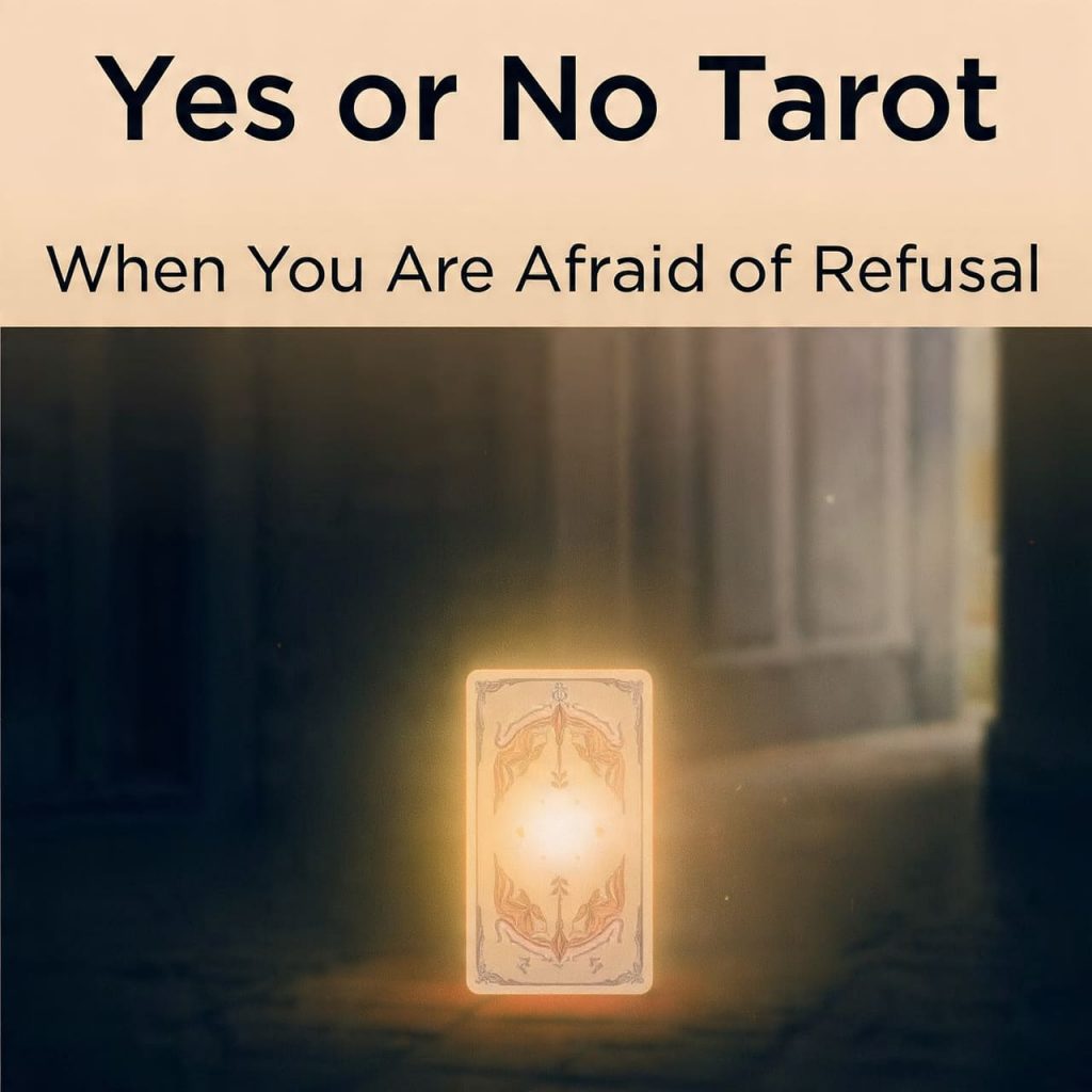 Yes or No Tarot when you are afraid of Refusal