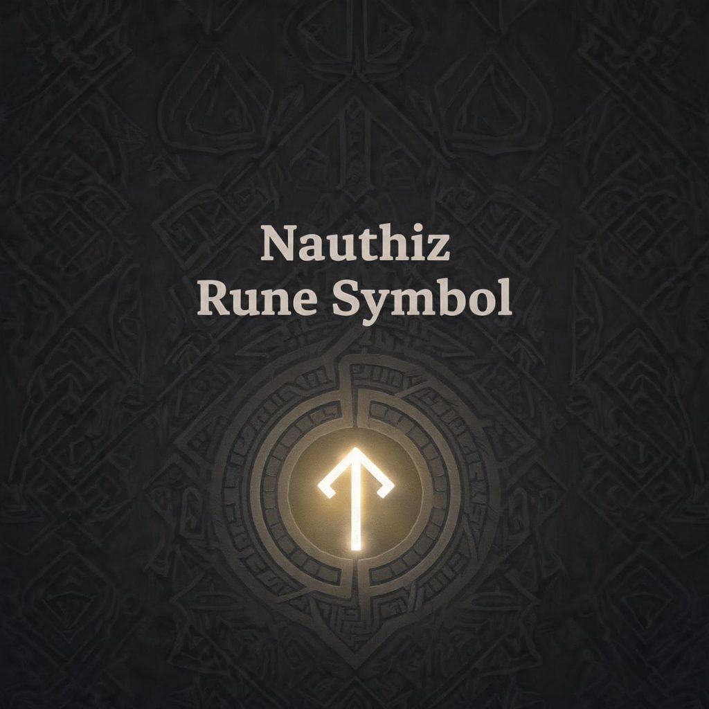 Nauthiz rune symbol