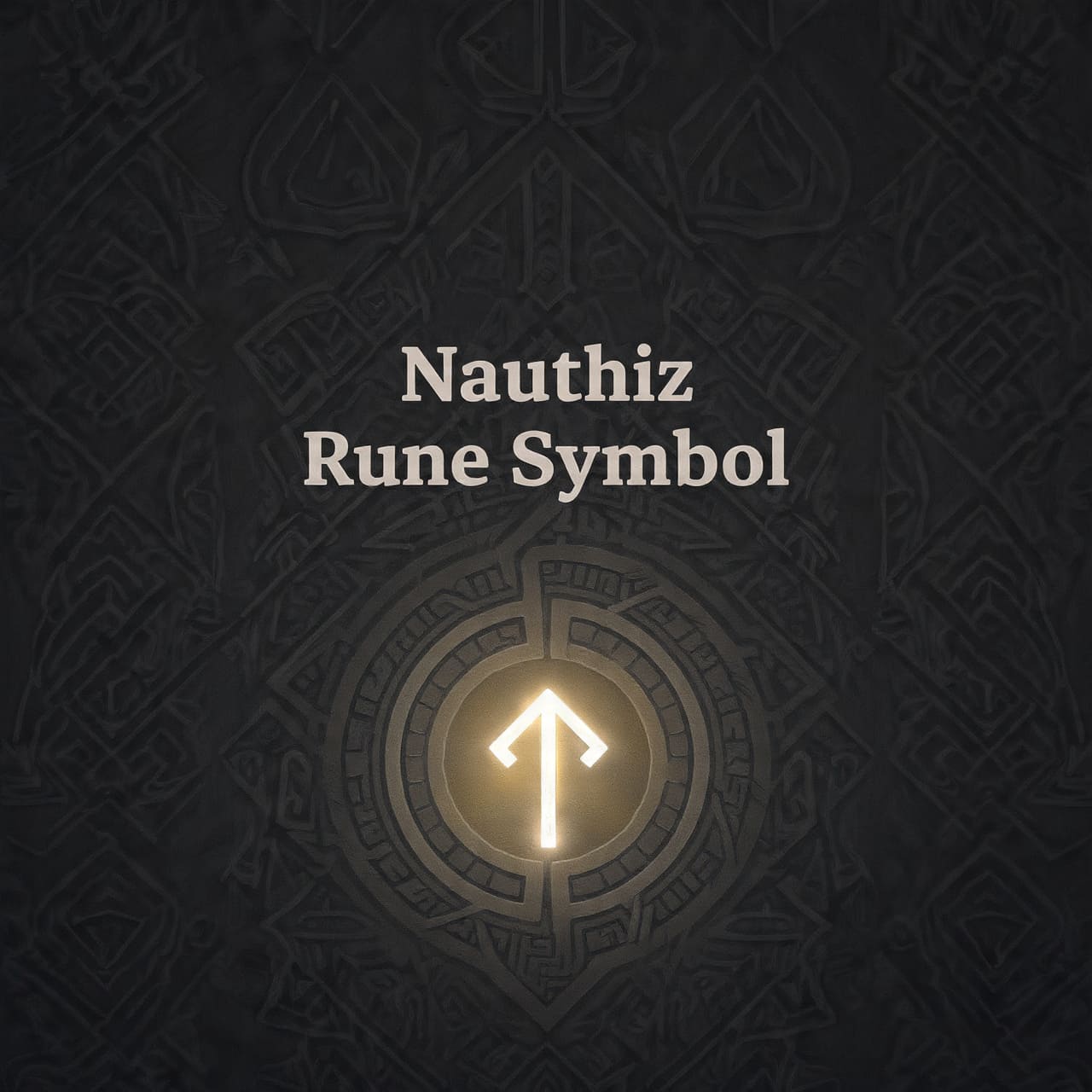Nauthiz rune symbol