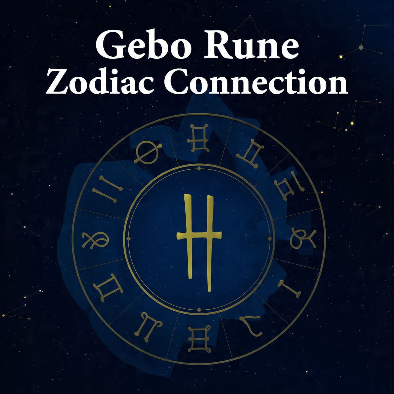 Gebo Rune Zodiac Connection